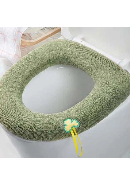 No.1 Stili Kadife Yumuşak Kalınlaşmak Fermuar Su Geçirmez Çıkarılabilir Ev Gereçleri Tuvalet Minderi Flip Klozet Kapağı (Yurt Dışından)