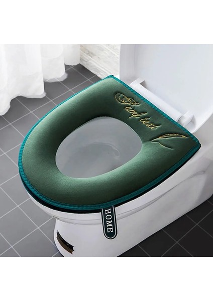 No.1 Stili Kadife Yumuşak Kalınlaşmak Fermuar Su Geçirmez Çıkarılabilir Ev Gereçleri Tuvalet Minderi Flip Klozet Kapağı (Yurt Dışından) fırsatları
