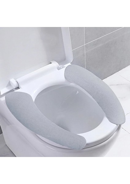 Gri Tarzı Iskandinav Evrensel Klozet Minderi Örtüsü Sıcak Klozet Minderi Yıkanabilir Tuvalet Kapağı Minder Kapakları Tuvaletler Koltuk Etiketi (Yurt Dışından)