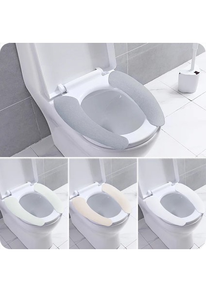 Gri Tarzı Iskandinav Evrensel Klozet Minderi Örtüsü Sıcak Klozet Minderi Yıkanabilir Tuvalet Kapağı Minder Kapakları Tuvaletler Koltuk Etiketi (Yurt Dışından) fiyatları