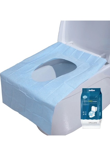 3-10 Adet Tarzı Klozet Kapakları Yetişkinler Için Tek Kullanımlık Su Geçirmez Paket Umumi Tuvaletler Için Seyahat Aksesuarları Uçak Kamp (Yurt Dışından)