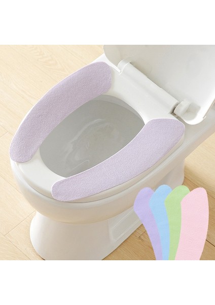Pembe Tarzı 2104 Tuvalet Minderi Dört Mevsim Ev Yastık Evrensel Su Geçirmez Macun Peluş Tuvalet Yapışkan Mat Yapışkanlı Tuvalet Etiketi (Yurt Dışından)