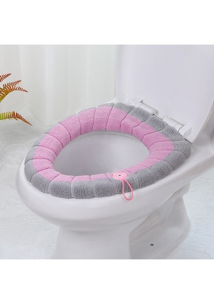 Pk Stili Sevimli Banyo Klozet Kapağı Fermuar Peluş Palto Tuvalet Kılıfı Mat Evrensel Klozet Ev Gereçleri (Yurt Dışından)