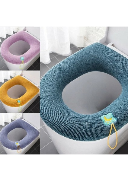 Taro Stili Yıkanabilir Klozet Kapağı Mat Banyo Closestool Minder Yumuşak Kış Isıtıcı (Yurt Dışından) modelleri