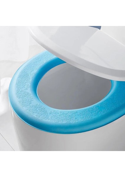 D Tarzı cm Yumuşak Silikon Klozet Kapağı Banyo O-Şeklinde Su Geçirmez Köpük Tuvalet Pedleri Yıkanabilir Çabuk Kuruyan Ev Wc Tuvalet Mat (Yurt Dışından) fiyatları