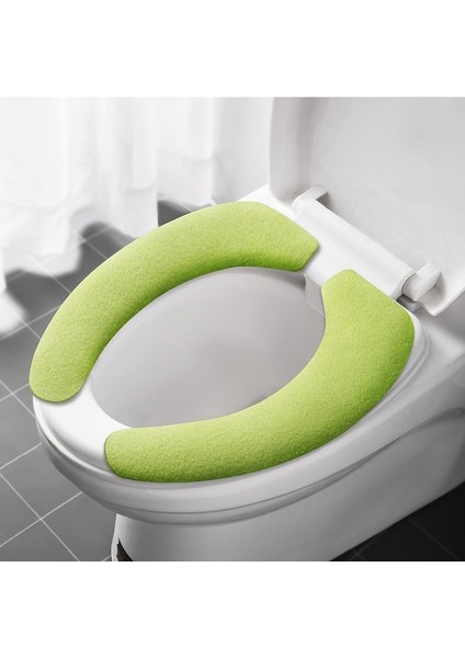 B-Yeşil Tarzı Klozet Kapağı Tuvalet Çıtası Eva Su Geçirmez Köpük Mat Tuvalet Contası Yastık Mat Taşınabilir Özelleştirilebilir Klozet Pedi (Yurt Dışından)