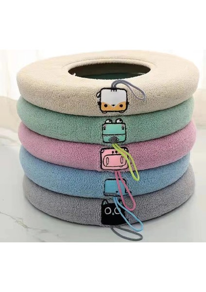 Pembe Tarzı Sevimli Karikatür Klozet Kapağı Japon Sıcak Tutmak Closestool Mat Yıkanabilir Kalınlaşmak Wc Yastık Pedi Withhandle Banyo Aksesuarları (Yurt Dışından)