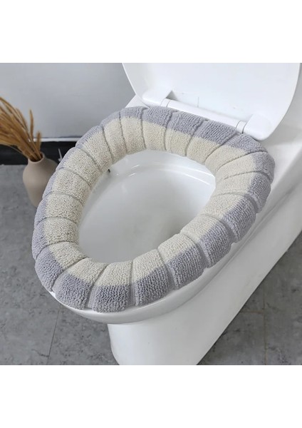 No.9 Stili Ev Sıcak Yumuşak Kalınlaşmak Klozet Kapağı Isıtıcı Closestool Mat Banyo Klozet Kapağı Evrensel Peluş Tuvalet Minderi (Yurt Dışından)