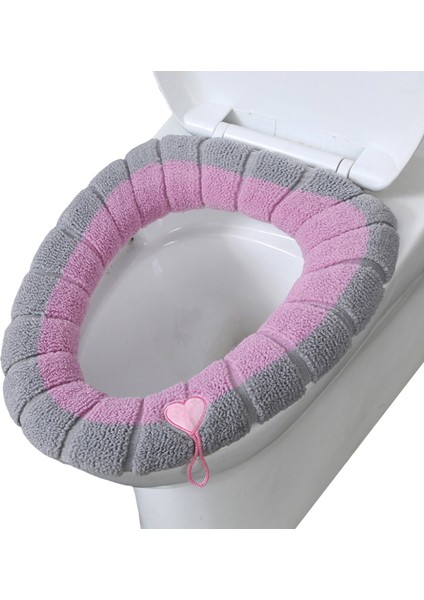 Erik Tarzı Kalın Banyo Klozet Kapağı Pedleri Yumuşak Isıtıcı Gerilebilir Elyaflar Klozet Kapağı Banyo Aksesuarları Için (Yurt Dışından)