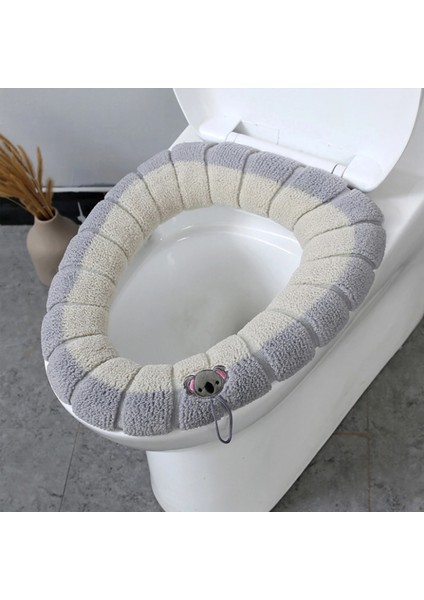 Erik Tarzı Kalın Banyo Klozet Kapağı Pedleri Yumuşak Isıtıcı Gerilebilir Elyaflar Klozet Kapağı Banyo Aksesuarları Için (Yurt Dışından) indirimleri