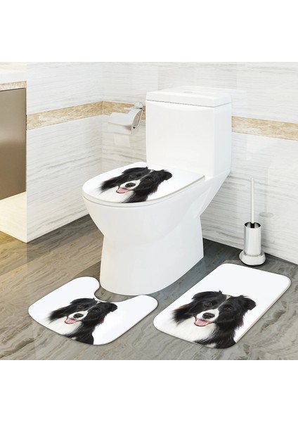 YL02-9 Tarzı Yaban Hayatı Hayvanlar Baskılı Tuvalet Wc Pedi Aksesuarları Banyo Paspas Seti Tuvalet Kapağı Kaymaz Banyo Paspas Halı Küvet Dekorasyon (Yurt Dışından) fırsatları