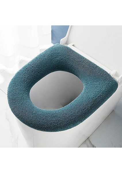 Gy2 Tarzı Kış Sıcak Klozet Kapağı Closestool Mat Saf Renk O-Şekilli Bide Örtüsü Soğuk Günde Sıcak Tutar (Yurt Dışından) fırsatları