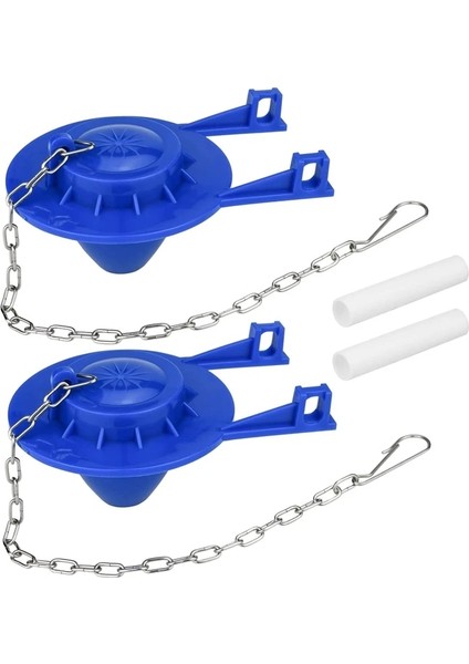 Mavi Stil Tuvalet Sineklik Yükseltme Pvc Malzeme 2 Inç Evrensel Amerikan Standart Tuvalet Tankı ile Uyumlu (Yurt Dışından)