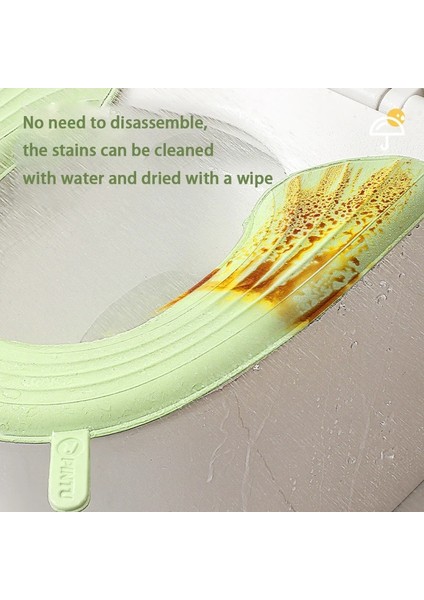 Gn Stili Evrensel Su Geçirmez Tuvalet Paspası Saplı Ev Eva Kalınlaşmış Kirli Olmayan El Klozet Kapağı Etiket Dıy Banyo Araçları (Yurt Dışından) fırsatları