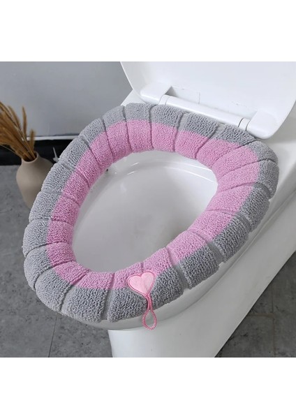 No.2 Tarzı Evrensel Klozet Minderi Kalın Plu O-Şekilli Klozet Klozet Kapağı Saplı Iskandinav Banyo Aksesuarları (Yurt Dışından) fiyatları