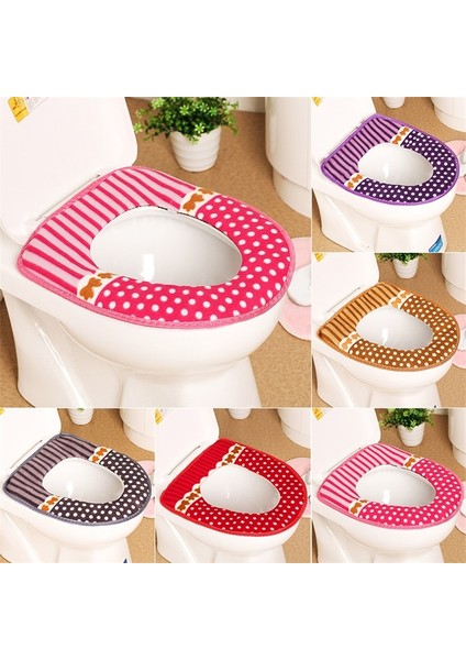 Kahve Tarzı 1 Adet Moda Klozet Kapağı Isıtıcı Polar Kalın Yumuşak Rahat Bebek Lazımlık Koltukları Kılıfı Palto Tuvalet Çantası Banyo Aksesuarı (Yurt Dışından) fiyatları