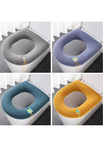 No.1 Stili Banyo Klozet Kapağı Saplı Evrensel Peluş Tuvalet Minderi Ev Yumuşak Kalın Klozet Kapağı Isıtıcı Mat (Yurt Dışından) fiyatları