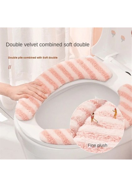 No.2 Tarzı Tuvalet Minderi Elektrostatik Adsorpsiyon Ev Evrensel Yıkanabilir Işık Lüks Banyo Aksesuarları Klozet Isıtıcı Yumuşak (Yurt Dışından)