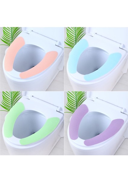 Mor Tarzı Bahar Yumuşak Seyahat Ev Klozet Koltuk Minderi Dört Mevsim Kullanılabilir Yapışkan Iskandinav Tarzı Kalınlaşmış Sıcaklık Kaymaz Koltuk Pedi (Yurt Dışından) modelleri