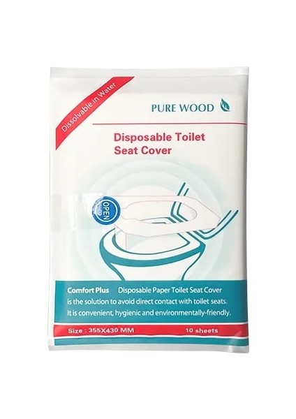 Kırmızı Stil 1 Paket Tek Kullanımlık Klozet Kapağı 100% Su Geçirmez Güvenlik Travelcamping Banyo Aksesuarları Mat Taşınabilir (Yurt Dışından)