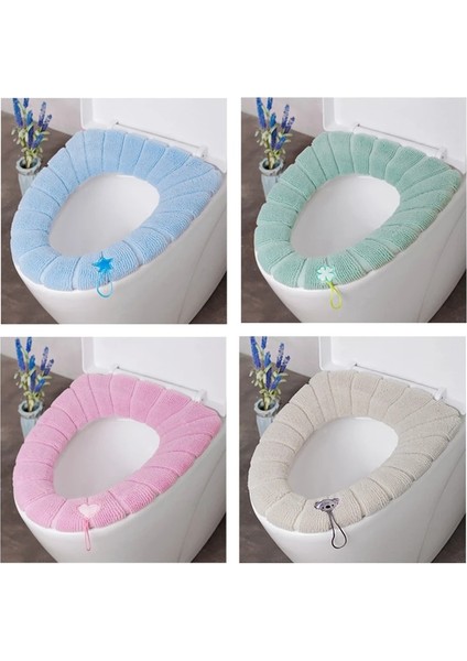 No.16 Stili Kış Sıcak Klozet Kapağı Mat Banyo Tuvalet Kolu Ped Yastık Kalın Yumuşak Yıkanabilir Closestool Isıtıcı Aksesuarları (Yurt Dışından) fiyatları