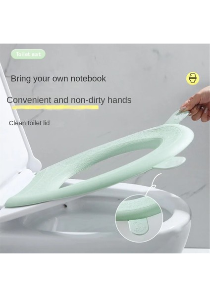 Çok Stil Tuvalet Kapağı Güzel Macun Tarzı Silika Jel Temizlemesi Kolay Uygun Tuvalet Koltuk Minderi Banyo Ev Yastık Etiket Su Geçirmez (Yurt Dışından) indirimleri