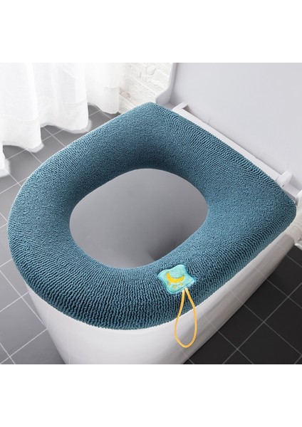 No.4 Stili Banyo Klozet Kapağı Saplı Evrensel Peluş Tuvalet Minderi Ev Yumuşak Kalın Klozet Kapağı Isıtıcı Mat (Yurt Dışından)
