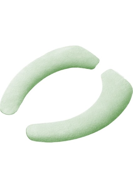 Yeşil Stil 2 Parça Klozet Pedi Banyo Yapışkan Isıtıcı Macun Peluş Yumuşak Kalın Yastık Tuvalet Lavabo Yeniden Kullanılabilir Kapak (Yurt Dışından)