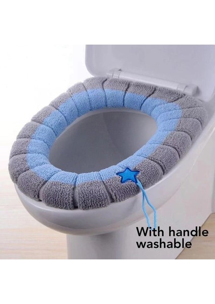 No.10 Stili Kış Sıcak Klozet Kapağı Mat Banyo Tuvalet Kolu Ped Yastık Kalın Yumuşak Yıkanabilir Closestool Isıtıcı Aksesuarları (Yurt Dışından) modelleri