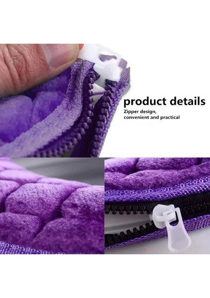 Mor Tarzı Tuvalet Kapağı Peluş Koltuk Kılıfı Modelleri Su Geçirmez Evrensel Model Tuvalet Halkası Yıkanabilir Fermuar Banyo Paspas Dekoratif Klozet Kapağı (Yurt Dışından) fırsatları