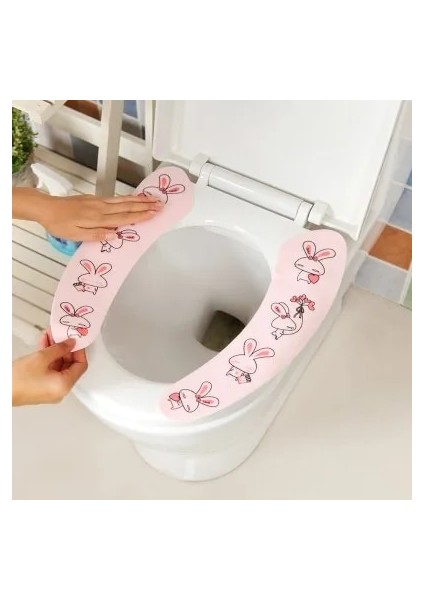 No.2 Tarzı BF040 Güzel Closestool Mat Kalın Su Geçirmez Klozet Pedi Klozet Kapağı 37CM * 9cm ile Macun Tipi Moda Olabilir (Yurt Dışından)