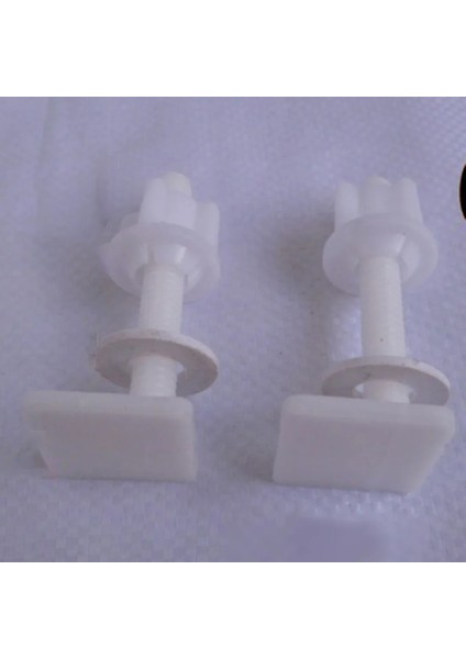 2 * Vida + Rals + 2 Pul Plastik Klozet Menteşesi Tamir Cıvataları + Montaj Vidaları + Pul Seti Aksesuarları (Yurt Dışından) fiyatları