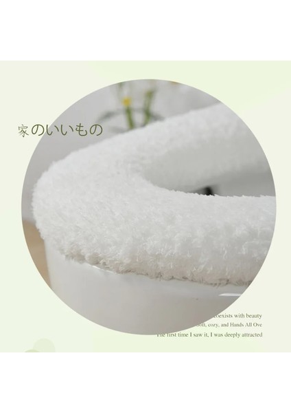 B-03 Stili Sıcak Klozet Kapağı Mat Kalınlaşmak Banyo Tuvalet Pedi Yastık Saplı Yumuşak Rahat Closestool Mat Banyo Aksesuarları (Yurt Dışından) fırsatları