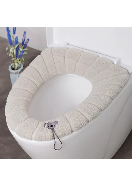 No.13 Tarzı Kış Sıcak Klozet Kapağı Mat Banyo Tuvalet Kolu Ped Yastık Kalın Yumuşak Yıkanabilir Closestool Isıtıcı Aksesuarları (Yurt Dışından)