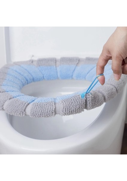 No.13 Tarzı Kış Sıcak Klozet Kapağı Mat Banyo Tuvalet Kolu Ped Yastık Kalın Yumuşak Yıkanabilir Closestool Isıtıcı Aksesuarları (Yurt Dışından) fırsatları