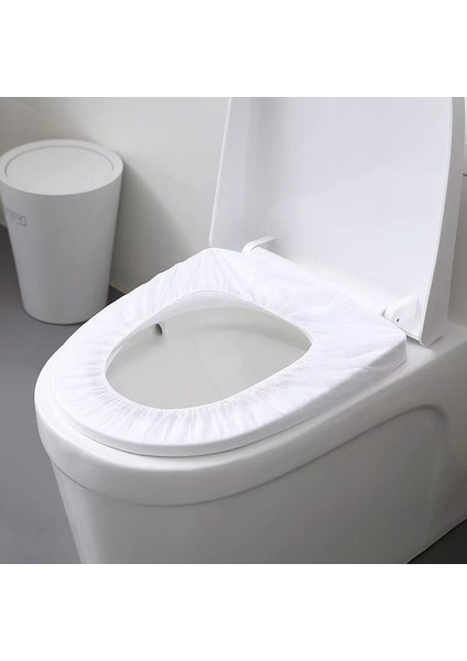 15 Adet Tarzı Biyobozunur Tek Kullanımlık Klozet Kapağı Wc Tuvalet Paspas Seyahat Kamp Otel Banyo Aksesuarları Tuvalet Kağıdı Pedleri (Yurt Dışından)