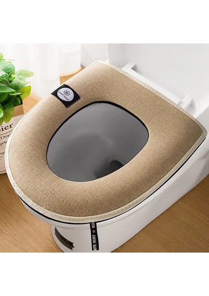 Yl Stili Evrensel Klozet Kapağı Kış Sıcak Yumuşak Wc Mat Banyo Yıkanabilir Çıkarılabilir Fermuar Çevirme Lidhandle Su Geçirmez Ev (Yurt Dışından) fiyatları