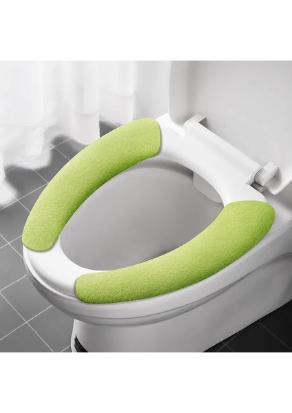 B Tarzı 1 Çift Tuvalet Etiketi Klozet Kapağı Yıkanabilir Klozet Kapağı Kendinden Yapışkanlı Yeniden Kullanılabilir Klozet Kapağı Pedi Banyo Paspas Klozet Kapağı (Yurt Dışından)