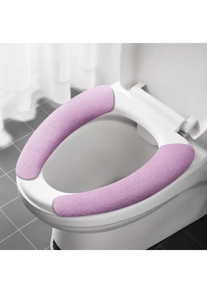 B Tarzı 1 Çift Tuvalet Etiketi Klozet Kapağı Yıkanabilir Klozet Kapağı Kendinden Yapışkanlı Yeniden Kullanılabilir Klozet Kapağı Pedi Banyo Paspas Klozet Kapağı (Yurt Dışından) modelleri