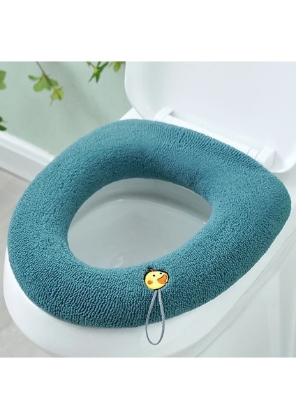 Sarı Stil Kalınlaşmak Klozet Kapağı Mat Kış Sıcak Yumuşak Yıkanabilir Closestool Mat Koltuk Kılıfı Tuvalet Kapağı Koruyucu Örtü Banyo Aksesuarları (Yurt Dışından) indirimleri