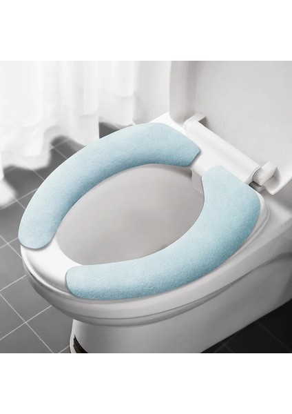 Artı-Veya Tarzı Evrensel Klozet Kapağı Yumuşak Wc Macunu Tuvalet Yapışkan Koltuk Pedi Yıkanabilir Banyo Isıtıcı Koltuk Çıtası Ped Yastık Düz Renk (Yurt Dışından) modelleri