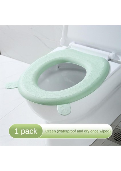 Çok Stil Kolay Temizlenebilir Klozet Minderi Silika Jel Banyo Ev Yastık Etiket Tuvalet Kapağı Uygun Dört Mevsim Su Geçirmez (Yurt Dışından)