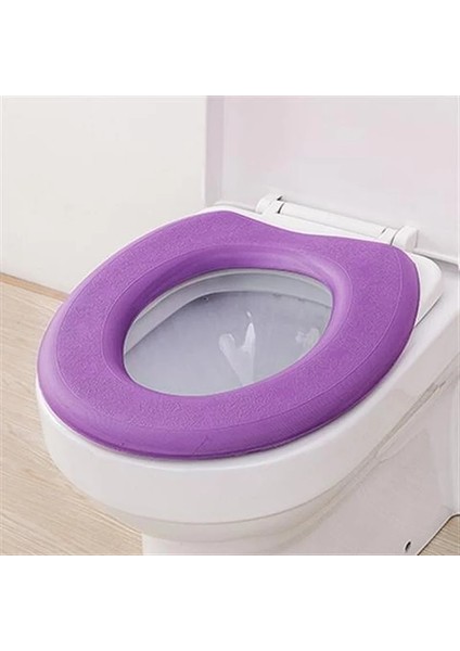 Yeşil Tarzı Su Geçirmez Yumuşak Klozet Kapağı Banyo Yıkanabilir Closestool Mat Pad Yastık O-Şekilli Klozet Bide Tuvalet Kapağı Aksesuarları (Yurt Dışından)