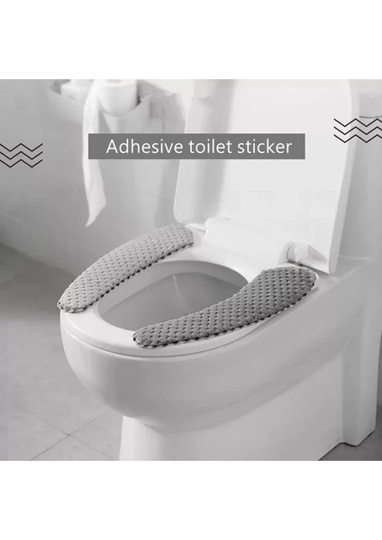 Kahverengi Tarzı Evrensel Kalın Klozet Kapağı Yumuşak Klozet Minderi O-Şekilli Isıtıcı Wc Closestool Mat Banyo Aksesuarları Tuvalet Kapağı (Yurt Dışından) fırsatları
