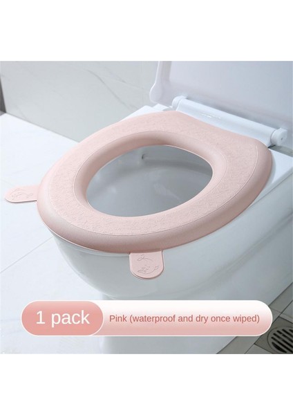Çok Stil Su Geçirmez Klozet Minderi Banyo Ev Yastık Etiket Macun Tarzı Dört Mevsim Silika Jel Tuvalet Kapağı Uygun Güzel (Yurt Dışından)