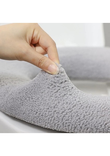 Pembe Tarzı Klozet Kapağı Çevre Dostu Yeniden Kullanılabilir Tek Parça Set Yıkanabilir Tuvalet Paspası Tuvalet Aksesuarları Dekoratif Stoklanmış Sıcak Isı (Yurt Dışından) modelleri