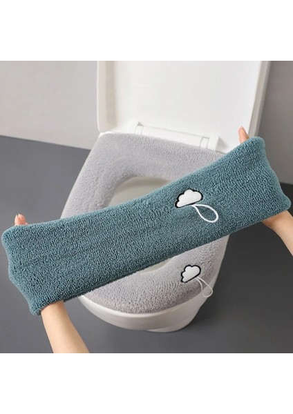 Pembe Tarzı Klozet Kapağı Çevre Dostu Yeniden Kullanılabilir Tek Parça Set Yıkanabilir Tuvalet Paspası Tuvalet Aksesuarları Dekoratif Stoklanmış Sıcak Isı (Yurt Dışından) fırsatları