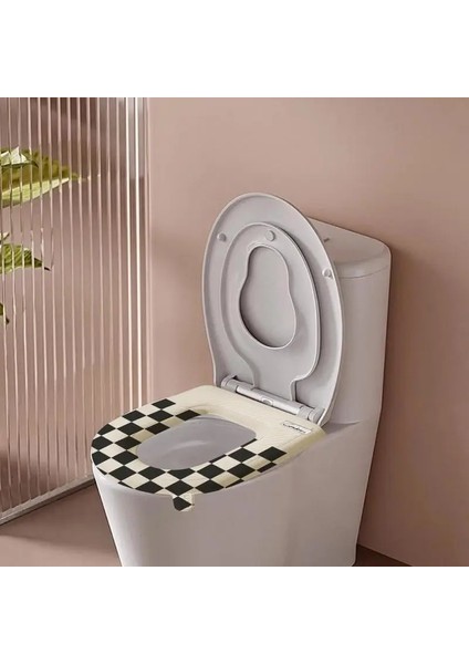 Mavi Stil Yastıklı Klozet Kapağı Yumuşak Klozet Kapağı Yıkanabilir Kalınlaşmak Eva Koltuk Minderi Saplı Cilt Dostu Su Geçirmez Malzeme (Yurt Dışından) indirimleri