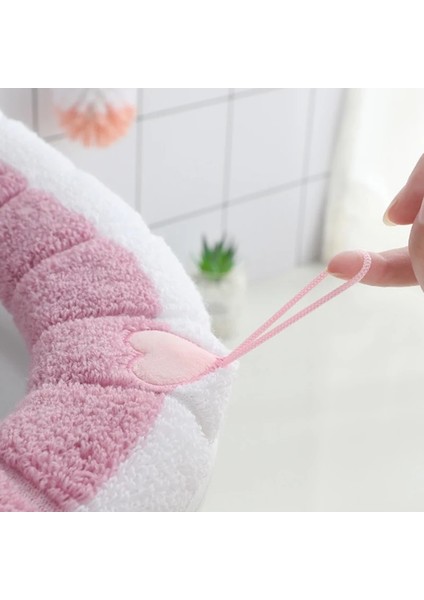 Gri Tarzı Kalın Sıcak Klozet Kapağı Evrensel Wc Mat Ev Kış Rahat Tuvalet Kapağı Closestool Mat Banyo Aksesuarları (Yurt Dışından) modelleri