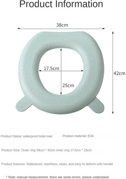 Çok Stil Klozet Minderi Macun Tarzı Silika Jel Tuvalet Kapağı Uygun Tavşan Kulak Tarzı Dört Mevsim Su Geçirmez Temizlemesi Kolay Güzel (Yurt Dışından) indirimleri